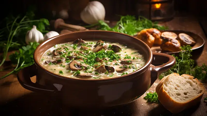 Wild Rice Mushroom Soup - The Perfect Winter Warmer - Busy Ladies Bootcamps